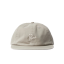 A light beige flat-brim cap with a white embroidered 'Parka' logo on the front, shown against a plain white background.