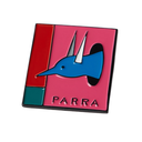 Parra The Hunted Enamel Pin - Pink