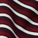 Parra Tripped Stripes Pique L/S Tee - Dark Red