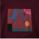 Parra Tripped Up Tee - Dark Red