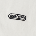 Close-up of a logo on a white background