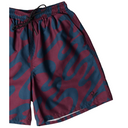 Parra Splashed Swim Shorts Burgundy