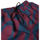 Parra Splashed Swim Shorts Burgundy