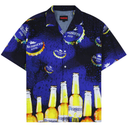Pleasures S/S Cerveza Camp Shirt Blue