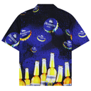 Pleasures S/S Cerveza Camp Shirt Blue