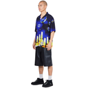 Pleasures S/S Cerveza Camp Shirt Blue