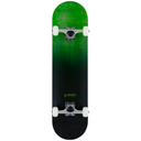 Rocket Double Dipped Complete Skateboard Black Green 8"