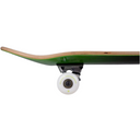Rocket Double Dipped Complete Skateboard Black Green 8"