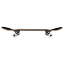 Rocket Double Dipped Complete Skateboard Black Green 8"