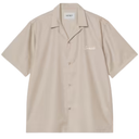 Carhartt WIP S/S Delray Shirt Fleur De Sel White