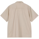 Carhartt WIP S/S Delray Shirt Fleur De Sel White