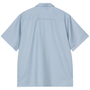 Carhartt WIP S/S Delray Shirt Frosted Blue White