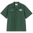 Carhartt WIP S/S Hendry Shirt Seaton Stripe Conifer Wax