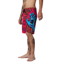 Santa Cruz Screaming Hand Boardshort - Pink/Orange Tie Dye