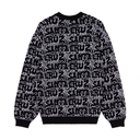 Santa Cruz Donnie Knit Polo Sweater - Black Web