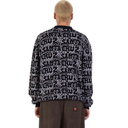 Santa Cruz Donnie Knit Polo Sweater - Black Web