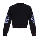 Santa Cruz Women's Flower Knit Track Top - Black/Washed