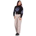Santa Cruz Women's Flower Knit Track Top - Black/Washed