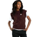 Santa Cruz Women's Check 2-in-1 Knit Crew - Cocoa Powder