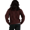 Santa Cruz Women's Check 2-in-1 Knit Crew - Cocoa Powder