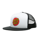 Santa Cruz Classic Dot Mesh Cap White Black