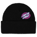 Santa Cruz Global Oval Dot Beanie Black