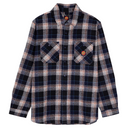 Santa Cruz Apex L/S Shirt Navy Check