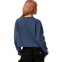 Santa Cruz Women's Evolve Stripe L/S Tee Heritage Blue Wash