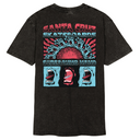 Santa Cruz VTG Screaming Connect Tee Black Acid Wash