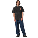 Santa Cruz VTG Screaming Connect Tee Black Acid Wash