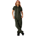 Santa Cruz Women's Line Up Utility Jumpsuit Dark Moss