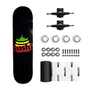 Sushi Complete Set Pagoda Logo - Black/Rasta