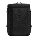 Black backpack with 'The North Face' logo on a white background
