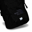 Black backpack with The North Face logo on a white background