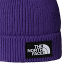 The North Face TNF Logo Box Cuffed Beanie - Peak Purple