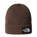 The North Face TNF Logo Box Cuffed Beanie Smokey Brown