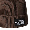 The North Face TNF Logo Box Cuffed Beanie Smokey Brown - Ministry Of Concrete
