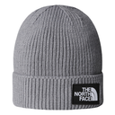 The North Face TNF Logo Box Cuffed Beanie TNF Medium Grey Heather