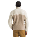 The North Face Men's Yumiori 1/4 Zip Mushroom Grey Gravel Mocha Brown
