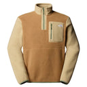 The North Face Men's Yumiori 1/4 Zip - Utility Brown Khaki Stone Bark Mist - Ministry Of Concrete