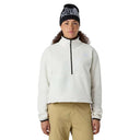 The North Face Women's Glacier Fleece 1/2 Zip Jacket - White Dune - Ministry Of Concrete