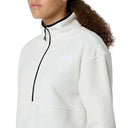 The North Face Women's Glacier Fleece 1/2 Zip Jacket - White Dune - Ministry Of Concrete