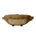 Brown waist bag with The North Face logo on a white background