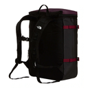 Black and purple backpack with The North Face logo on a white background
