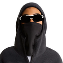 The North Face Unisex NSE Full Zip Mask Fleece Jacket - Calcified Lime/Anthracite Grey