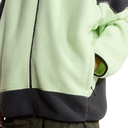 The North Face Unisex NSE Full Zip Mask Fleece Jacket - Calcified Lime/Anthracite Grey