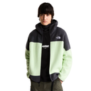 The North Face Unisex NSE Full Zip Mask Fleece Jacket - Calcified Lime/Anthracite Grey