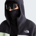 The North Face Unisex NSE Full Zip Mask Fleece Jacket - Calcified Lime/Anthracite Grey