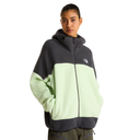 The North Face Unisex NSE Full Zip Mask Fleece Jacket - Calcified Lime/Anthracite Grey