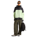 The North Face Unisex NSE Full Zip Mask Fleece Jacket - Calcified Lime/Anthracite Grey
